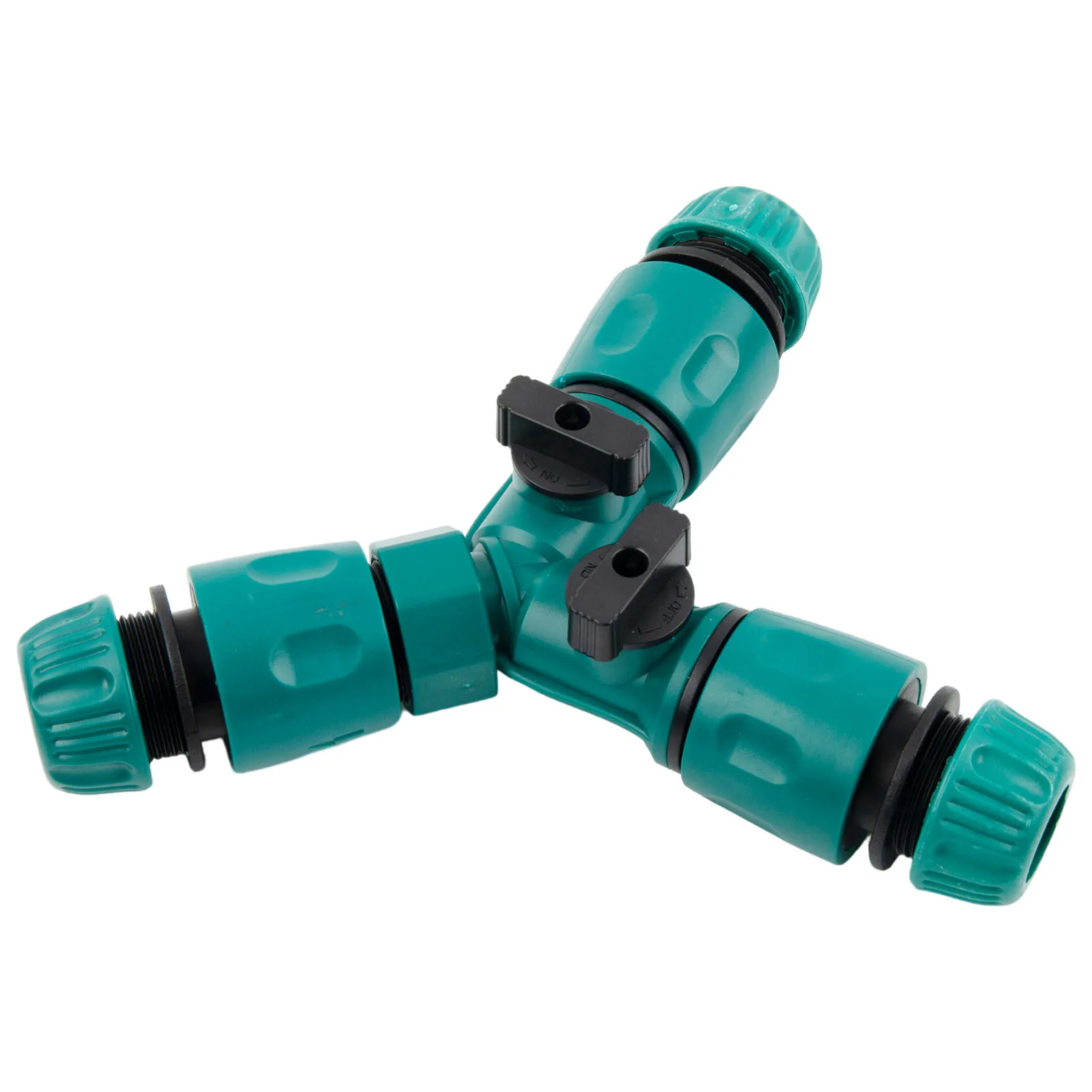 Hose Connectors Hose Splitter Y-shaped Valve Diverter Valves Female Fittings Garden ON/OFF Tap Watering Equipment
