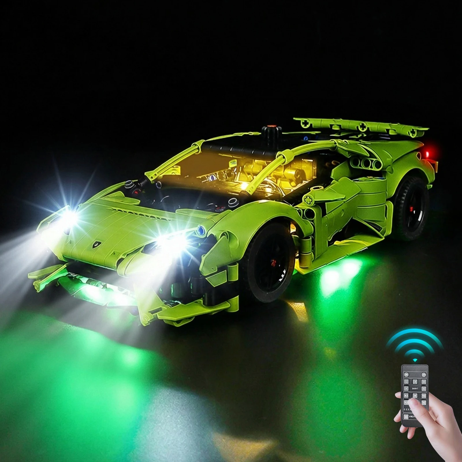 

No Model LED Lighting Set Suitable for LEGO Lamborghini Huracán Tecnica 42161 Building Blocks