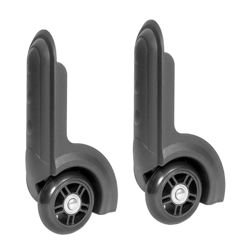 

E74B 1 pair DIY Suitcase Replacement Casters Repair Spare Castor Wheels for Travel Luggages Easy Install