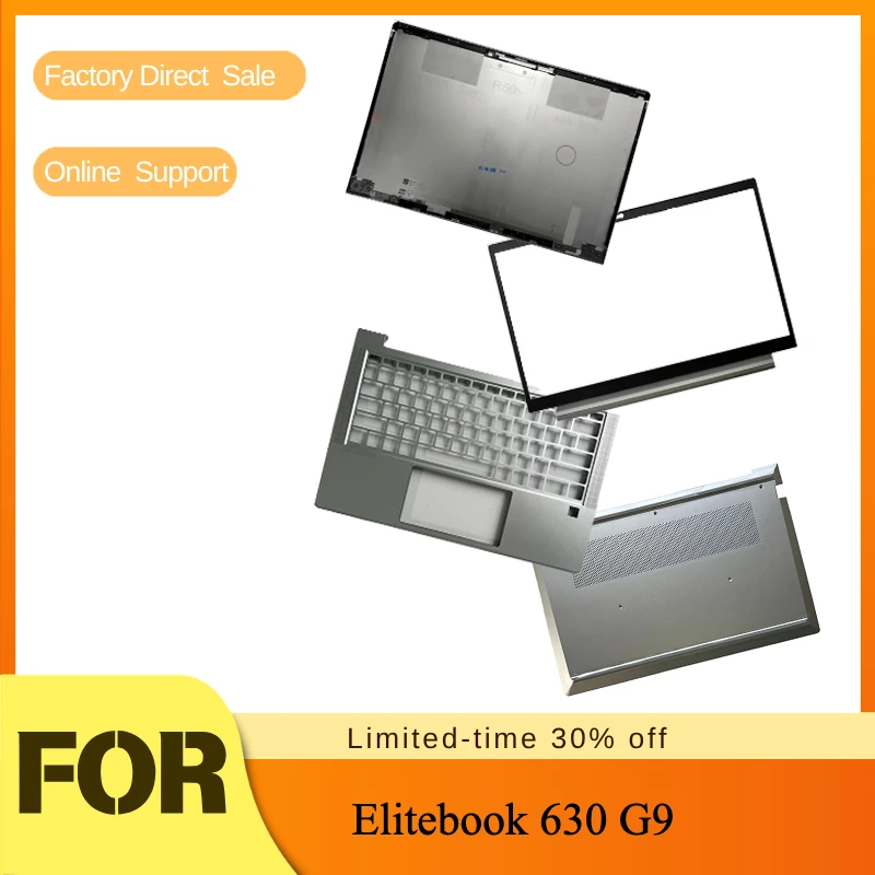 Laptop Screen Back Case Front Bezel Frame Palm Rest Bottom Shell Lower Cover Base Case For Elitebook 630 G9 N09824-001 N09826