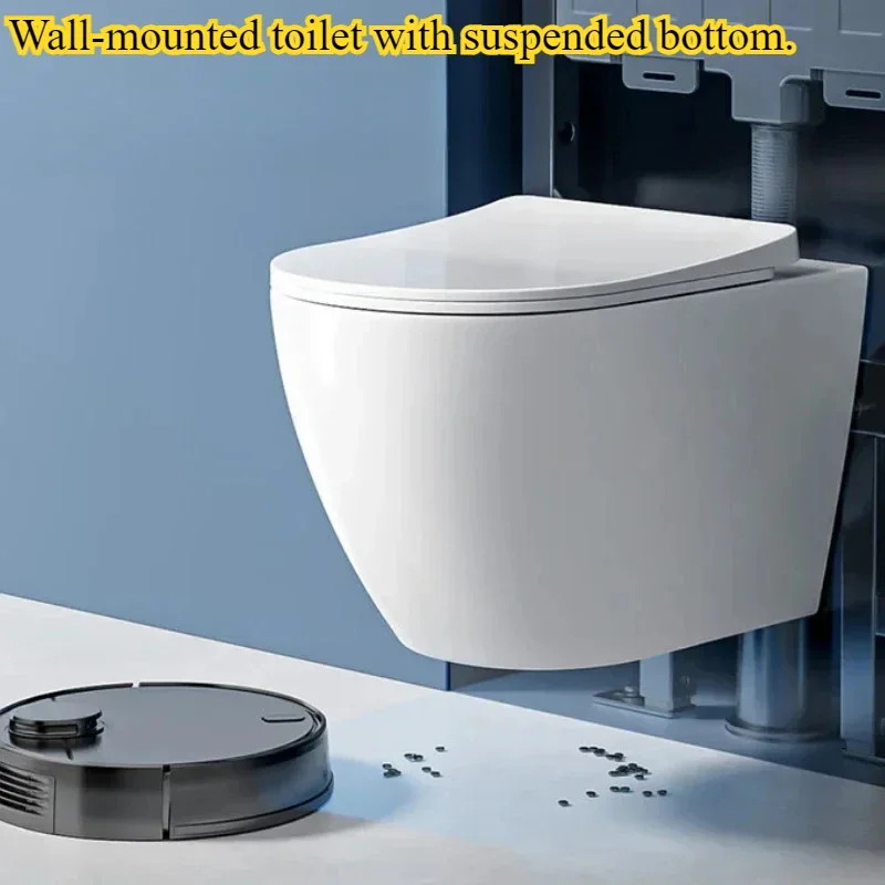 Vintage White Wall Hung Luxury Toilet Modern Adult Bathroom Camping Hidden Toilet Children Sanitario Inteligente House Furniture