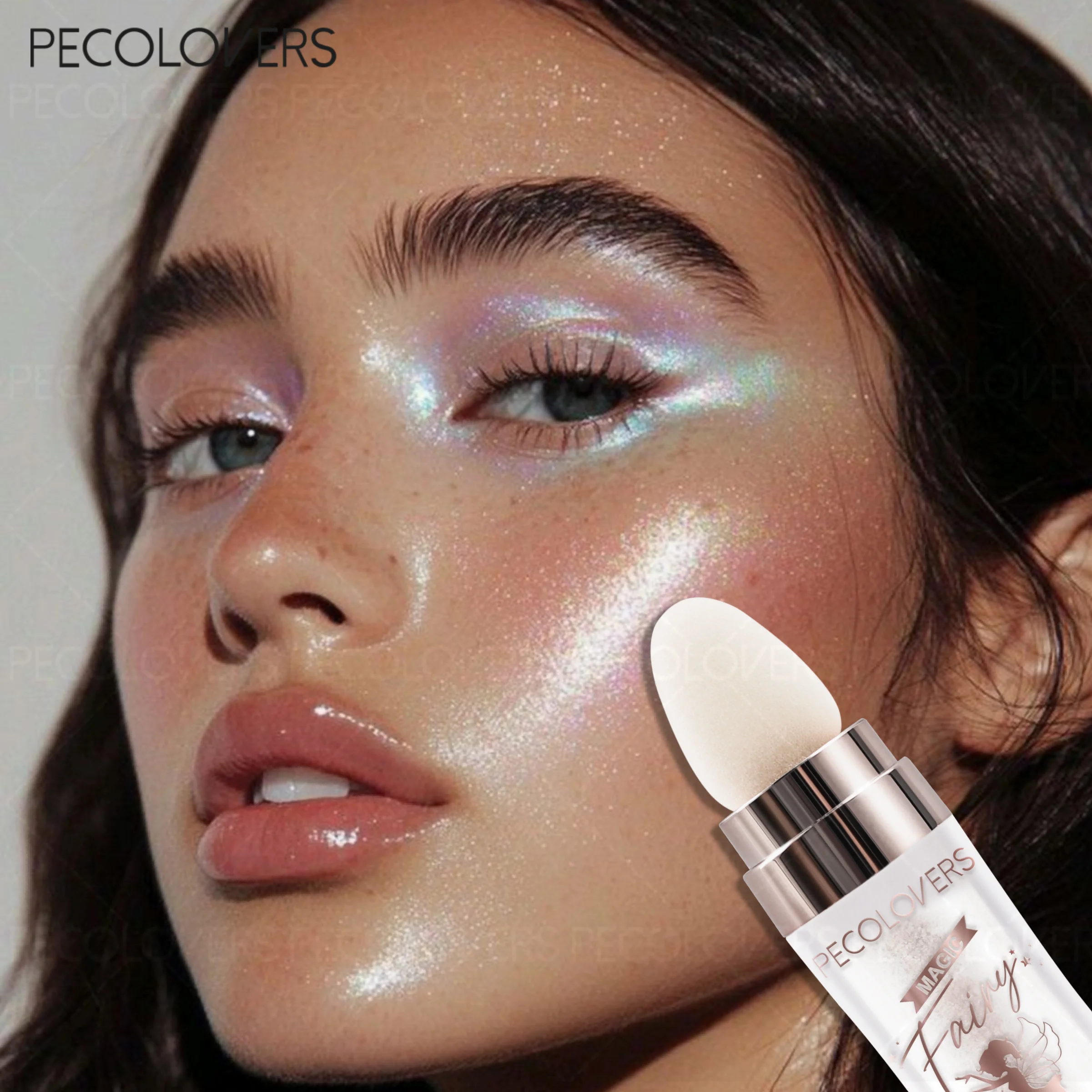 1PC Multifunctional Glitter Powder, Highlighter for Face, Body and Eyes, Brightening Glitter Powder,Suitable for Holiday Makeup