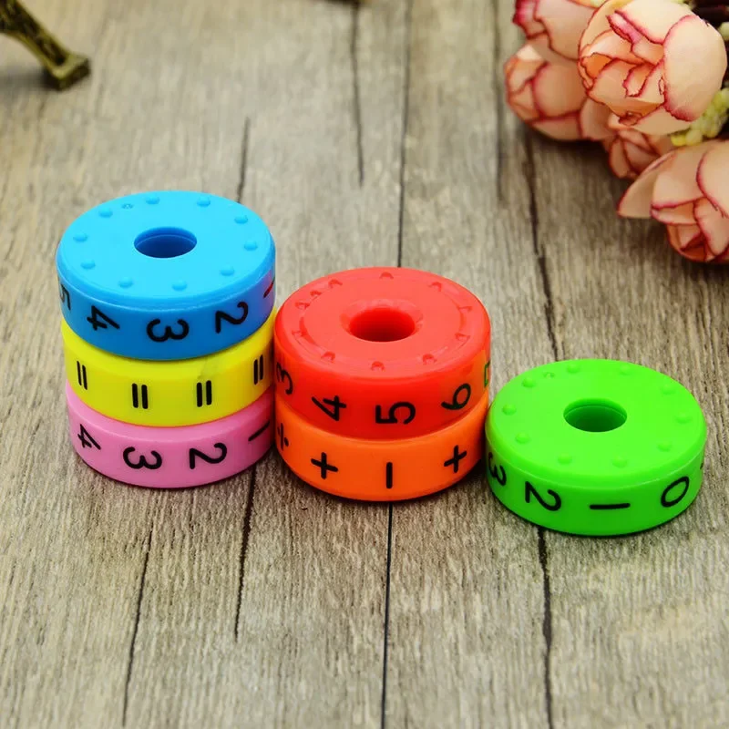 6 Pieces Magnetic Montessori Toys Early Learning Educational Toys For Children Math Business Numbers DIY Assembling Puzzles