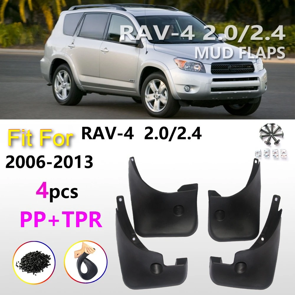 

RAV4 2.4 2006-2013 Mudgurd Fit for Toyota , RAV4 2.0 2006-2013 Car Mud Fender Car Mud Flaps Car Mud Fender