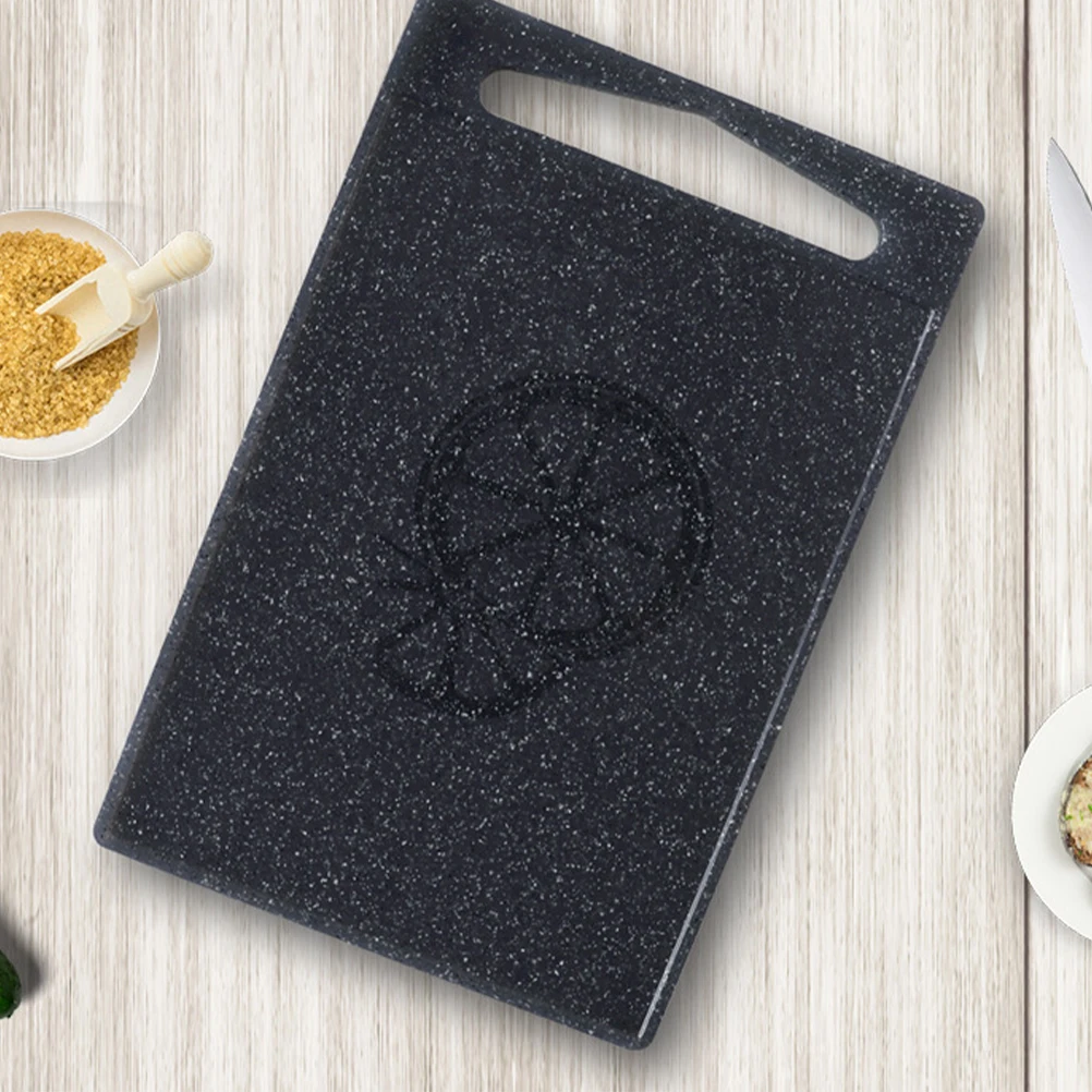 

Plastic Cutting Board Boards Cheese Small Chopping Serving Black Fruit Vegetable Bread