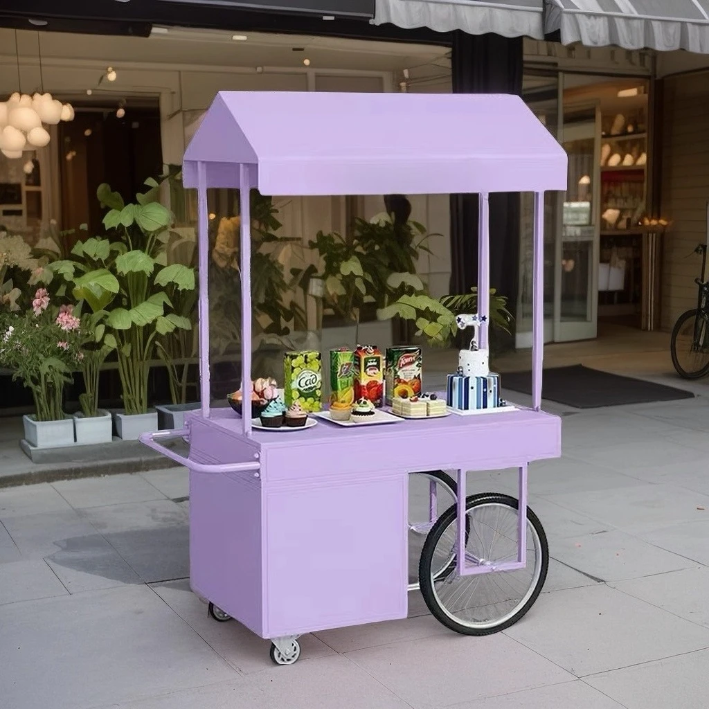 

Stall Artifact Food Street Square Car Market Store Decoration Mobile Cart