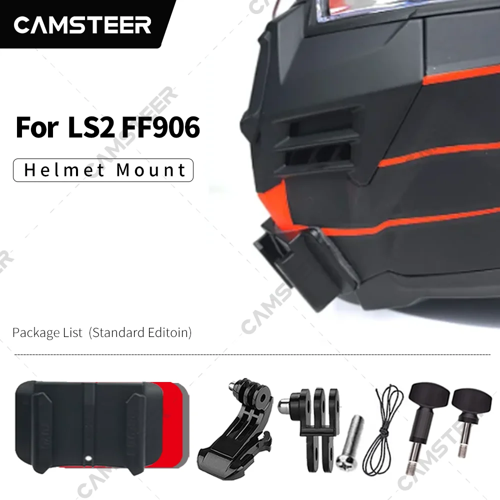 

LS2 FF906 Customized Helmet Chin Mount for GoPro12 11 10 9 DJI Action3/4 Insta360 Ace pro X4 X3 Action Camera Accessories