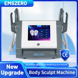 DLS-EMSlim-Machine de sculpture RF EMS, Épaisseur musculaire Linge, Graisse, Microcristaux qualifiée aux, Raffermissement de la peau, Lifting du visage, Salon