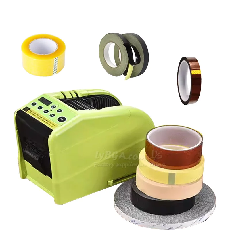 LY ZCUT-10 Folding Tape Cutting Machine Auto Tape Dispenser Cutter Six Segment Memory High Speed Steel Blade for Product Packing