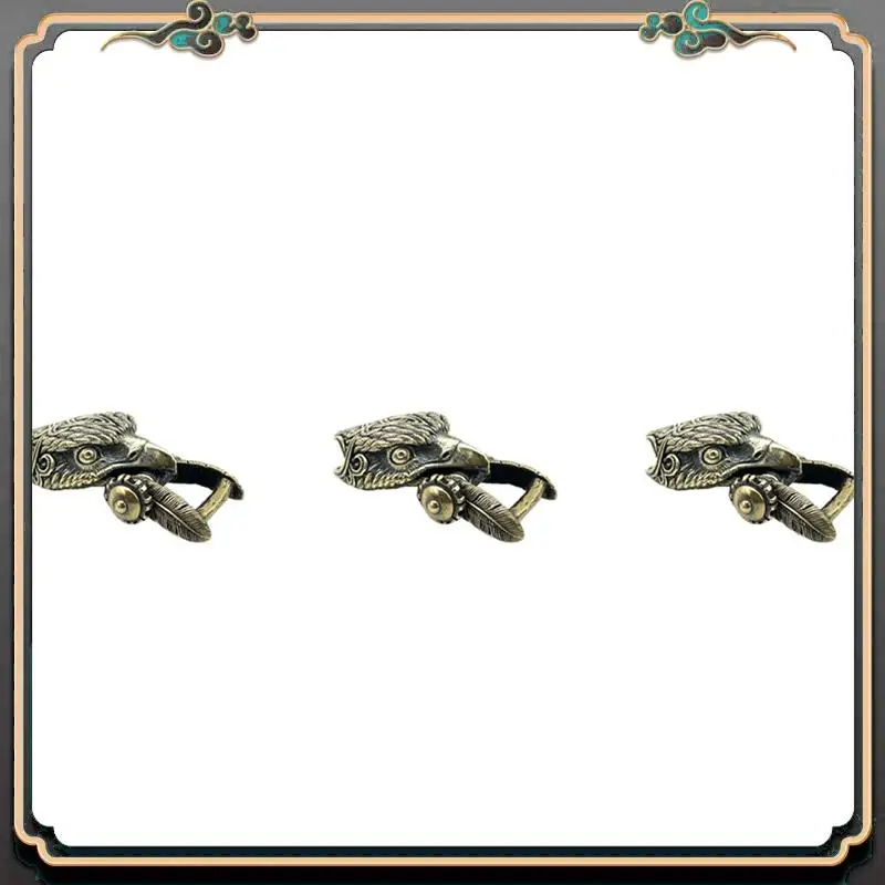 

B11A-3X EDC Outdoor Tool DIY Accessories For Bracelet Weaving Paracord Multifunction Buckle Brass Eagle Head