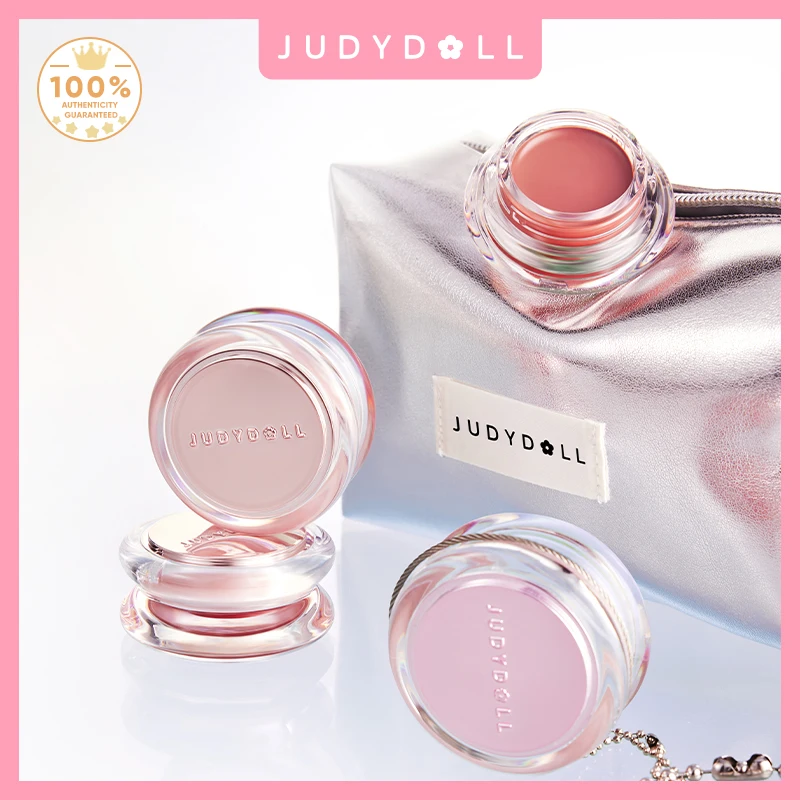 Judydoll Hydrating Essence Multi Balm, Blush Stick, Lip Tint, Creamy Texture, Lightweight, Blendable, Natural Glow, Moisturizing
