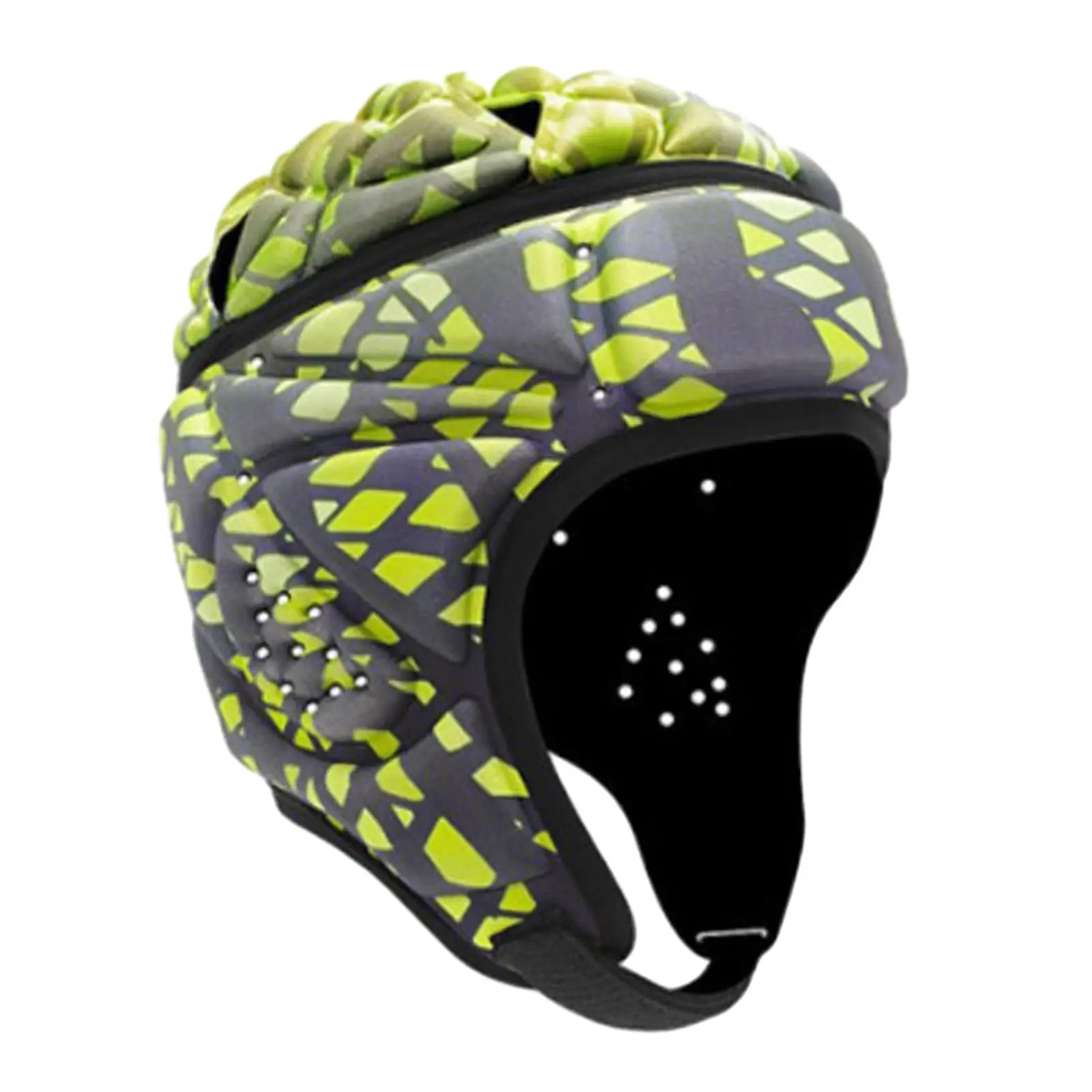 Protective Adults Rugby Headgear Helmet Soft Padding Head Shield Sports Helmet for Outdoor Soccer Football Skateboarding