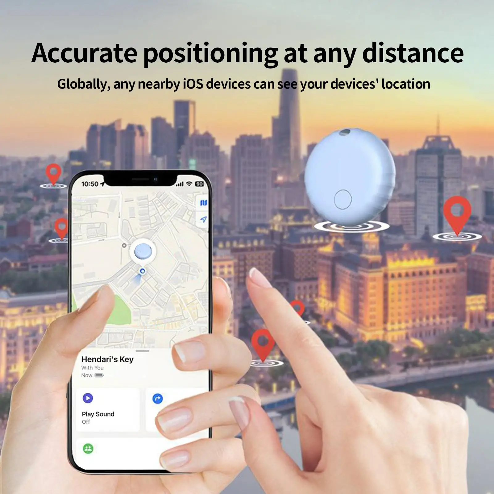 Localizador de chave inteligente rastreador pequenos gadgets com som para pet viagem bagagem mochila compras diário deslocamento casa carteira