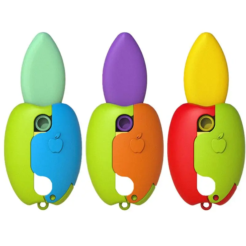 

Carrot Fidget Kids Adults Knife Gravity Fidget Toys Children Carrot Fidget Push Card Small Toy Stress Relief Toy Christmas Gifts