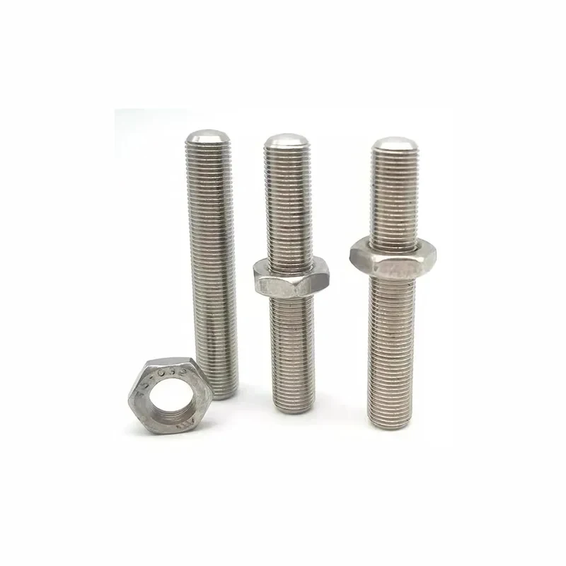 

2PCS Fine Thread Hex Socket Set Screws M8 M10 M12 / Internal Hexagonal Hole Adjustment Bolts with High Precision Pitch