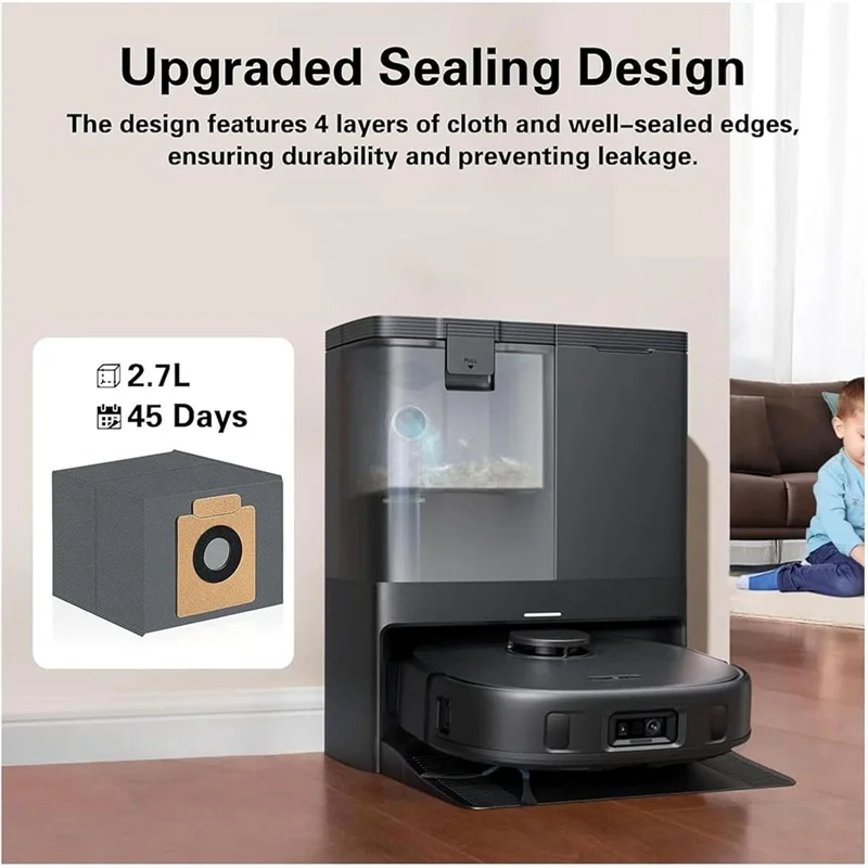 【Berserk】 pièce de rechange pour Eufy X8 Pro SES Station auto-vide Robot aspirateur Kit d'accessoires