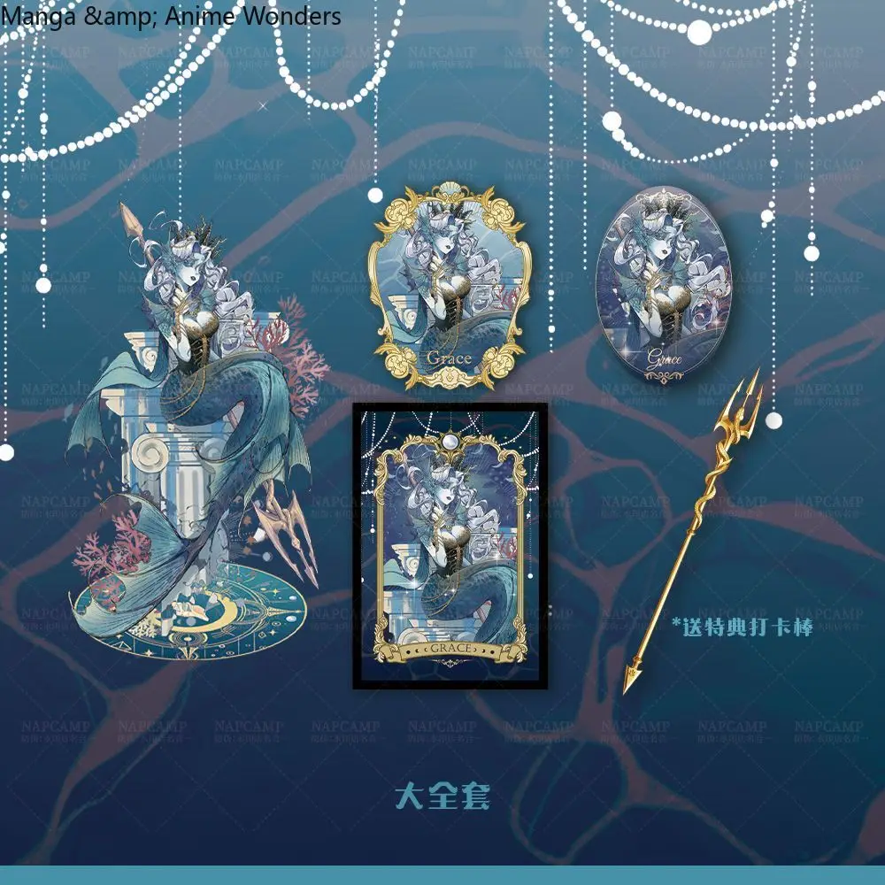 

Аниме Identity V GraceBadge, цветная бумага, акриловая подставка, модель, кулон, брелок, косплей, подарок на Хэллоуин, коллекция, игра на день рождения