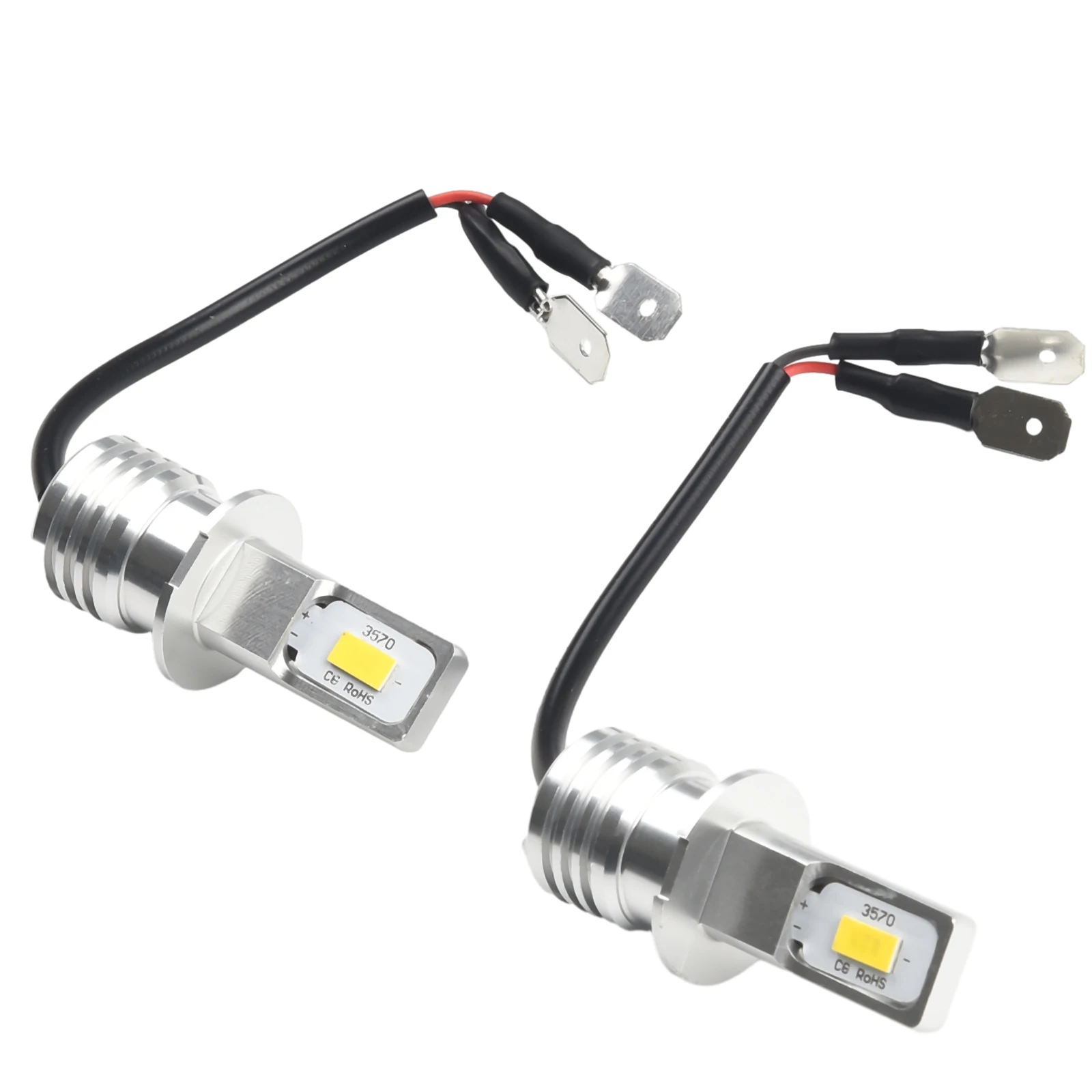 Fog Lamp Fog Light Bulb H3 LED 2000LM 2pcs Super Bright Yellow Light 360 Degrees 50000H for durable Fog Lamp Fog