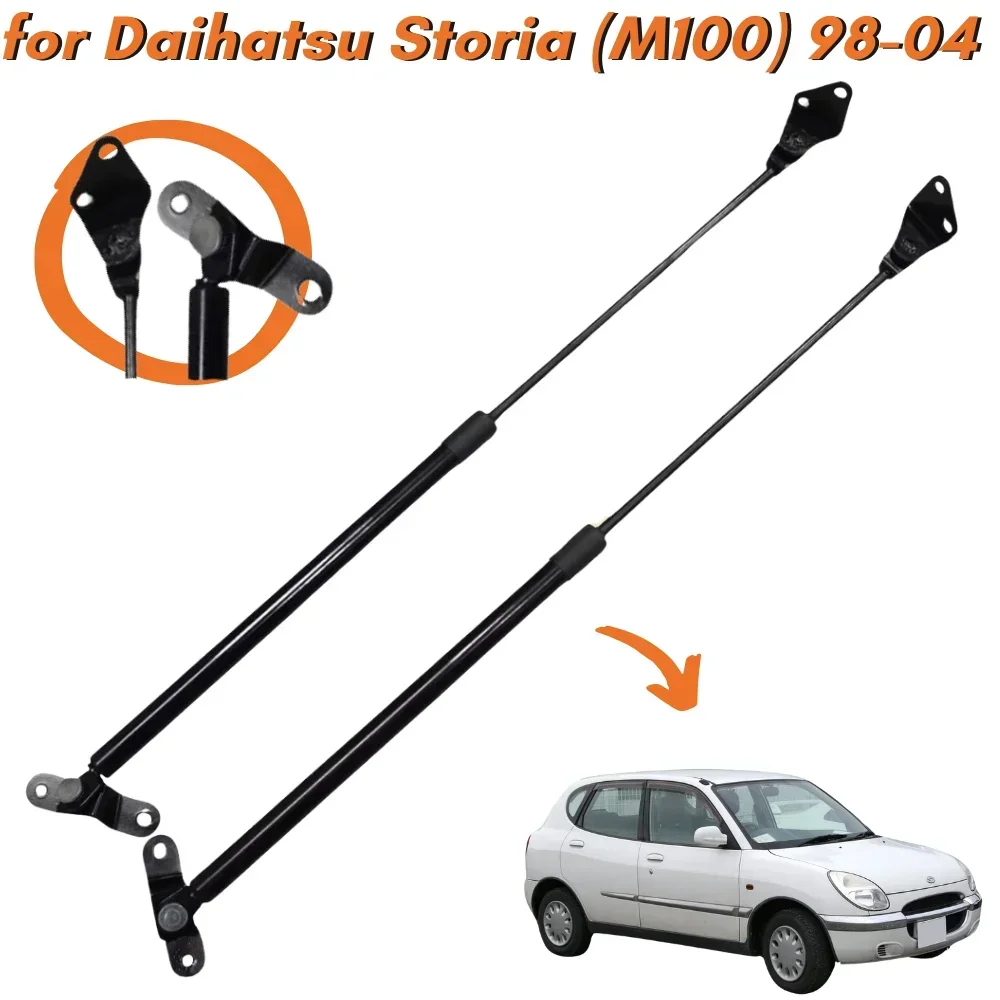 

Qty(2) Trunk Struts for Daihatsu Storia for Toyota Duet M100 Hatchback 1998-2004 Rear Tailgate Boot Gas Springs Lift Supports