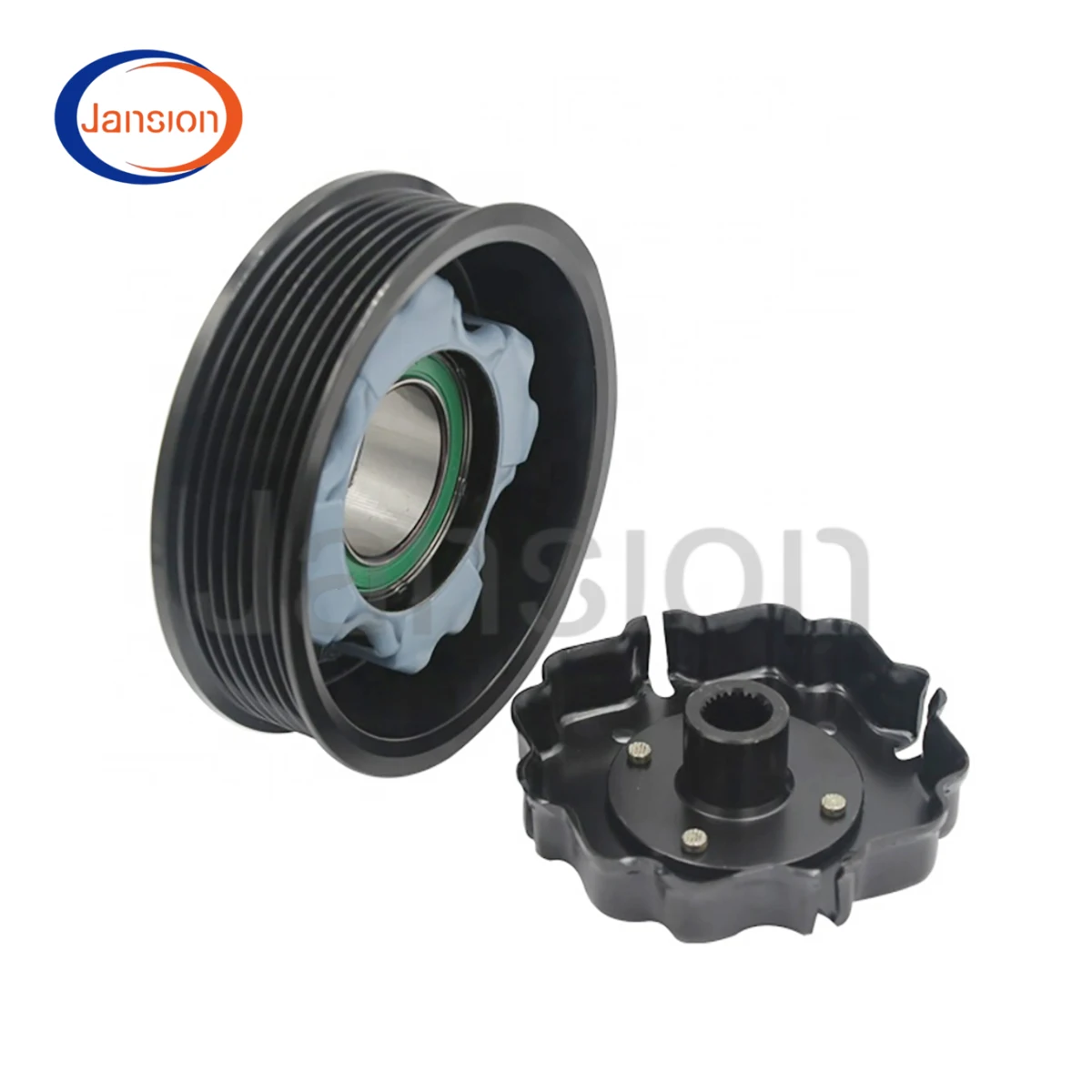 AC Compressor Clutch Pulley for VW PASSAT 3B3 3B6 PHAETON TOUAREG 7LA 7L6 7L7 7P5 7L6820803S 7L6820803P 7L6820803G 7P0820803E