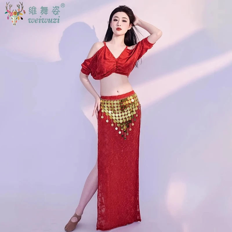 Belly Dance Suit Advanced Elegant Performance Set for Women's Oriental Dance Practice Clothes Girls' Dancing Training Clothing