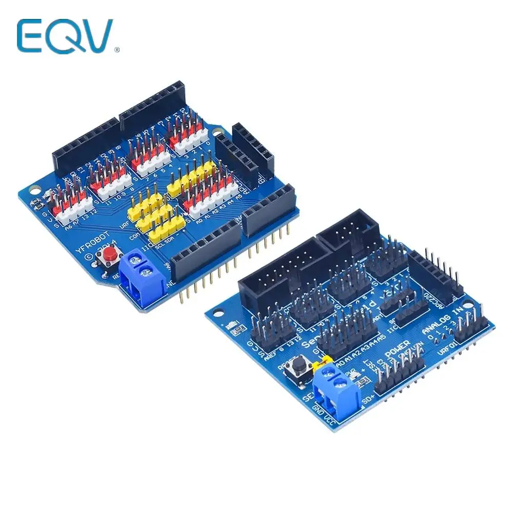 V5 Sensor Shield Expansion Board Shield For Arduino UNO R3 V5.0 Electronic Module Sensor Shield V5 expansion board