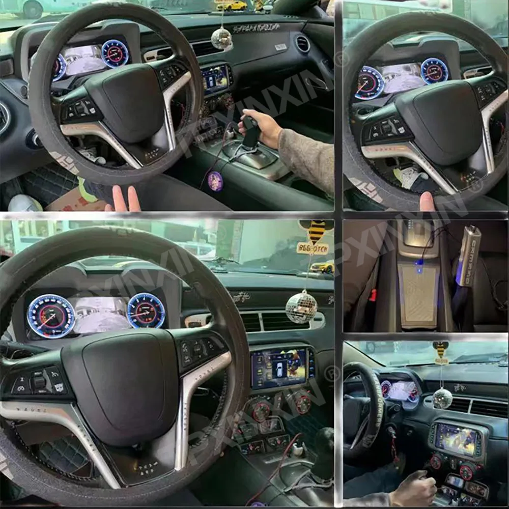 12.3 Inch For Chevrolet Camaro 2010-2015 Digital LCD Instrument Carplay Cluster Technological Odometer Speedometer Accessories