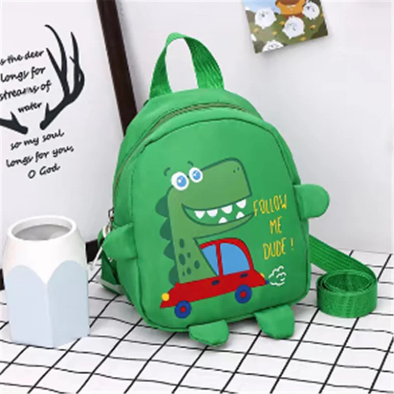 1 PCS Kids Cartoon Mini Dinosaur Backpack Anti Lost Bag Kindergarten School Bag Backpack