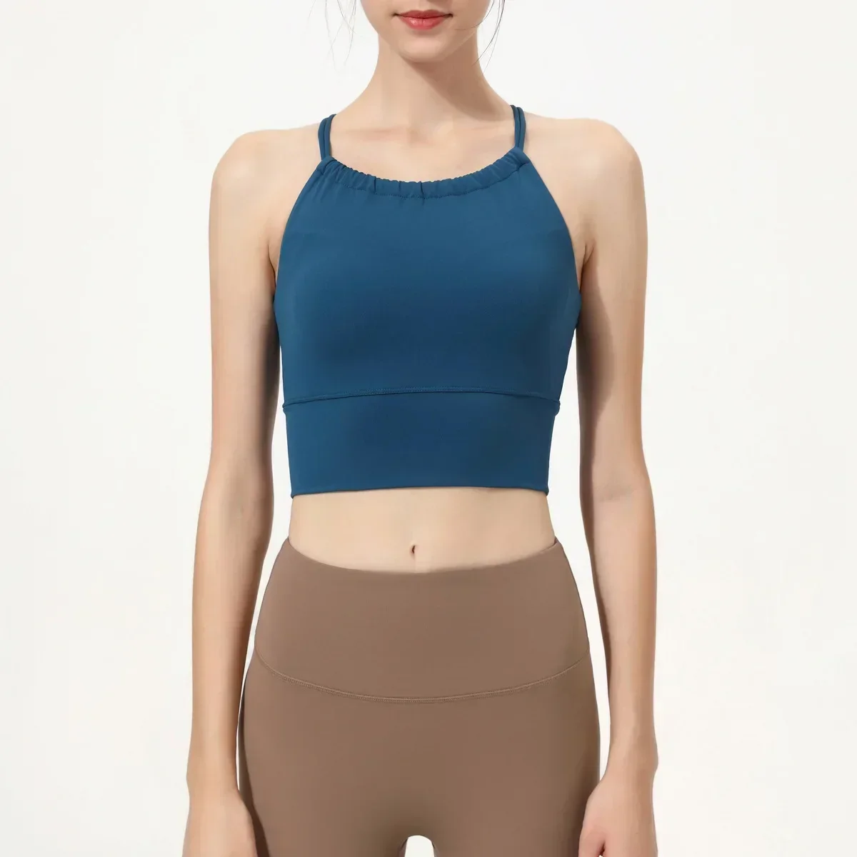 Neue Sexy Top Frauen Bhs Sport Yoga Fitness frauen Bh Schönheit Zurück Elastische Atmungs Weibliche Unterwäsche Tops Frauen 👚 👍️