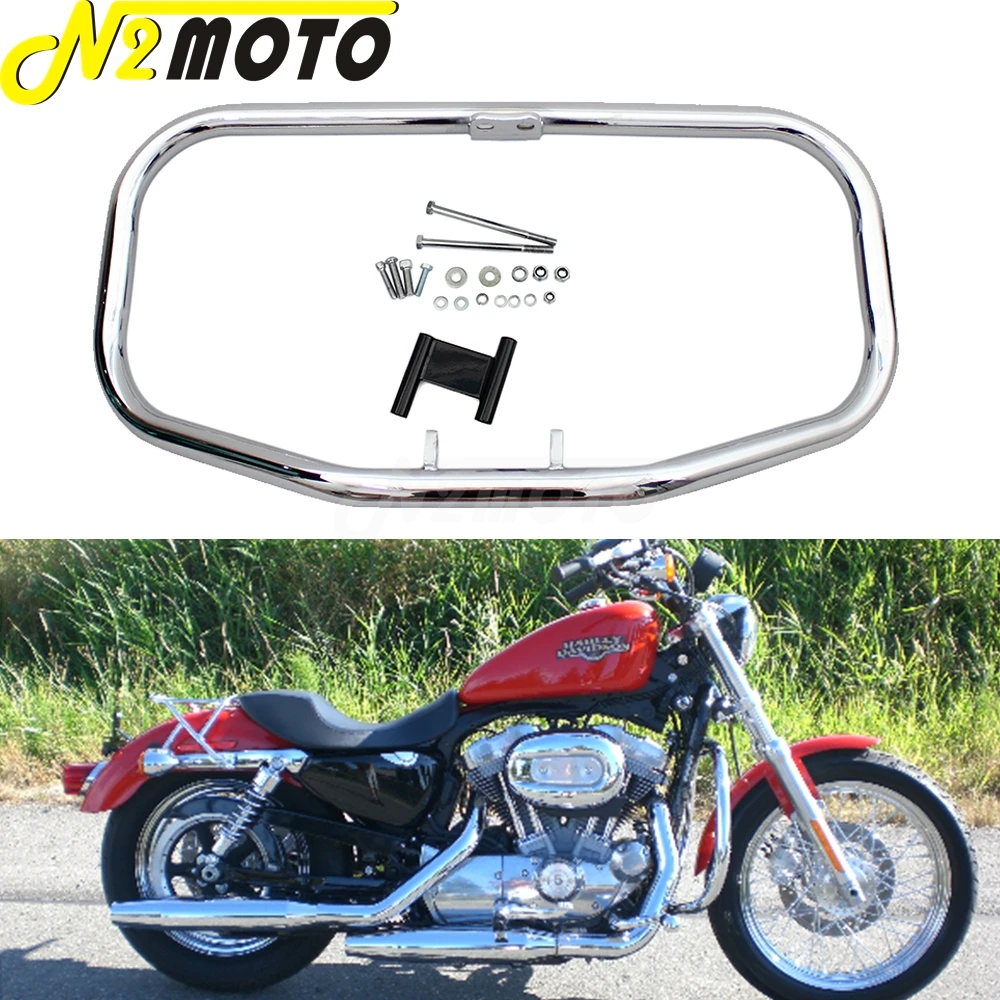 

Chrome Motorcycles Engine Guard Highway 1-1/4" Crash Bar Protector For Harley Sportster XL XR 883 1200 1984-2003 XL883 XL1200 XL