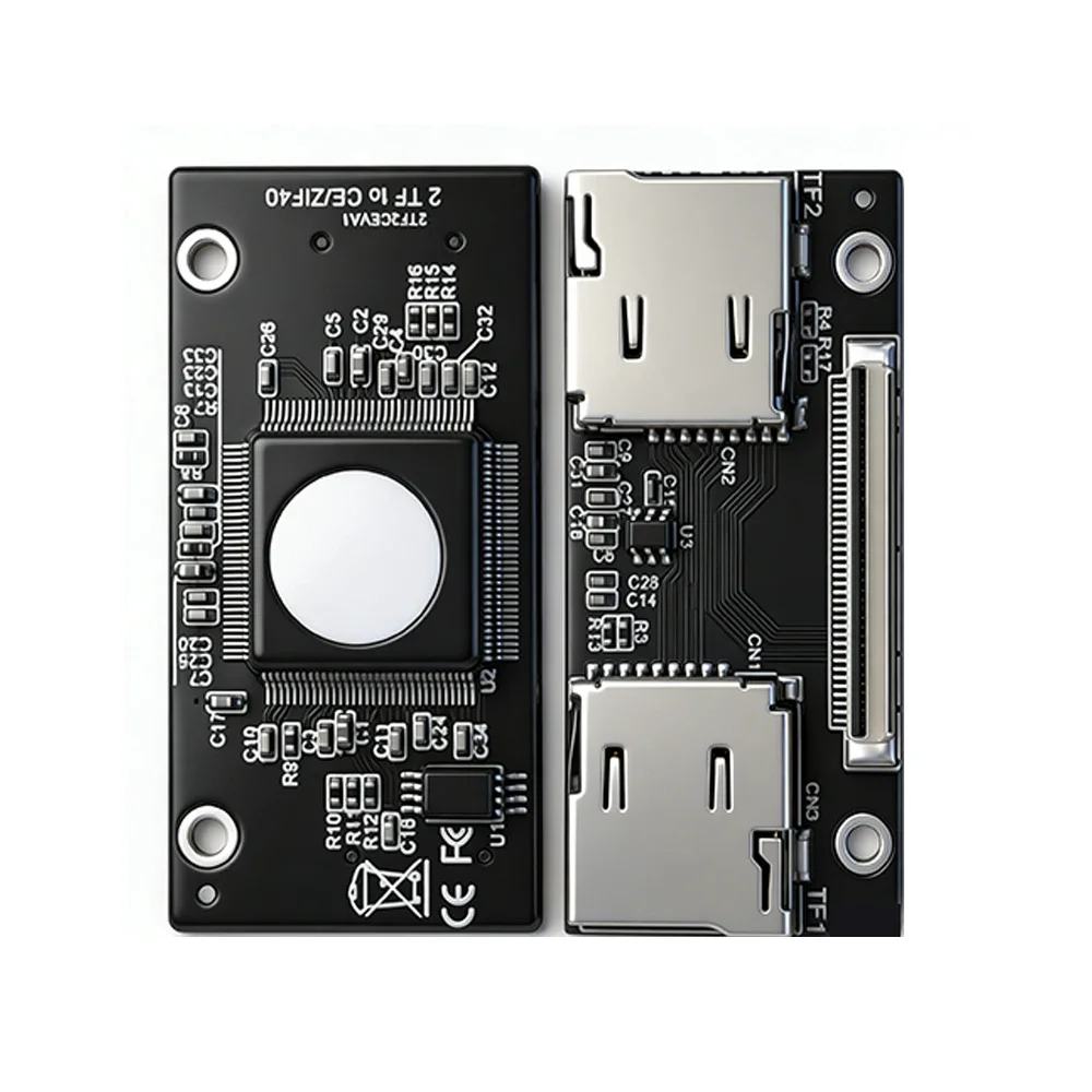 Adapter kart 2-portowy / Dual TF do CE ZIF / Micro SD do iPod Classic 6. i 7. generacji A1238, iPod Video 5. i 5.5. generacji A1136, komputerów PC i konsol do gier — zdjęcie produktu 4