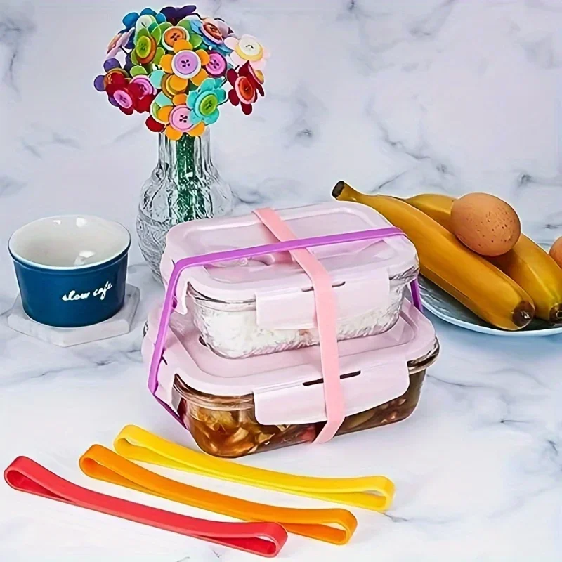 Elastic Rubber Wrapped Straps with Extra Large Rubber Bands, for Kitchen Accessories Notebook Office Outdoor Equipment Gift