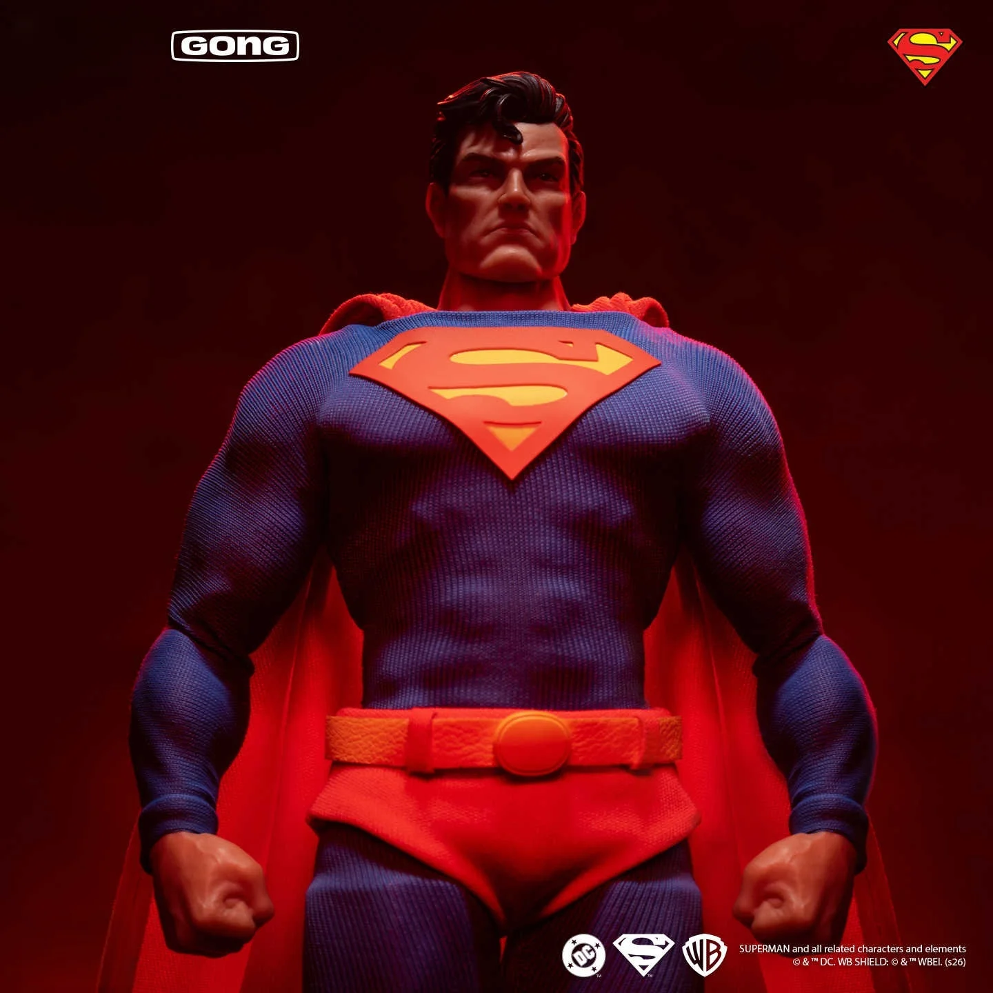 Figura de Acción Original de Batman Hush Series Superman a Escala 1/16, Articulada, con Traje de Tela, Modelo Coleccionable de Alta Definición
