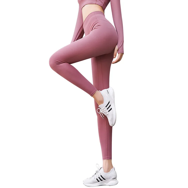 Nữ Tập Thể Dục, Chạy Bộ Slim Quần Legging Tập Yoga Thể Thao Liền Mạch Nữ Legging Tập Điều Khiển Tập Chạy Thun