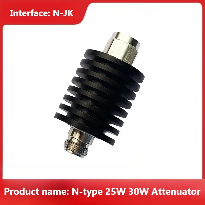 

RF Attenuator N Type 25W Fixed Attenuator 1/3/6/15/20/30dB High Power Attenuator