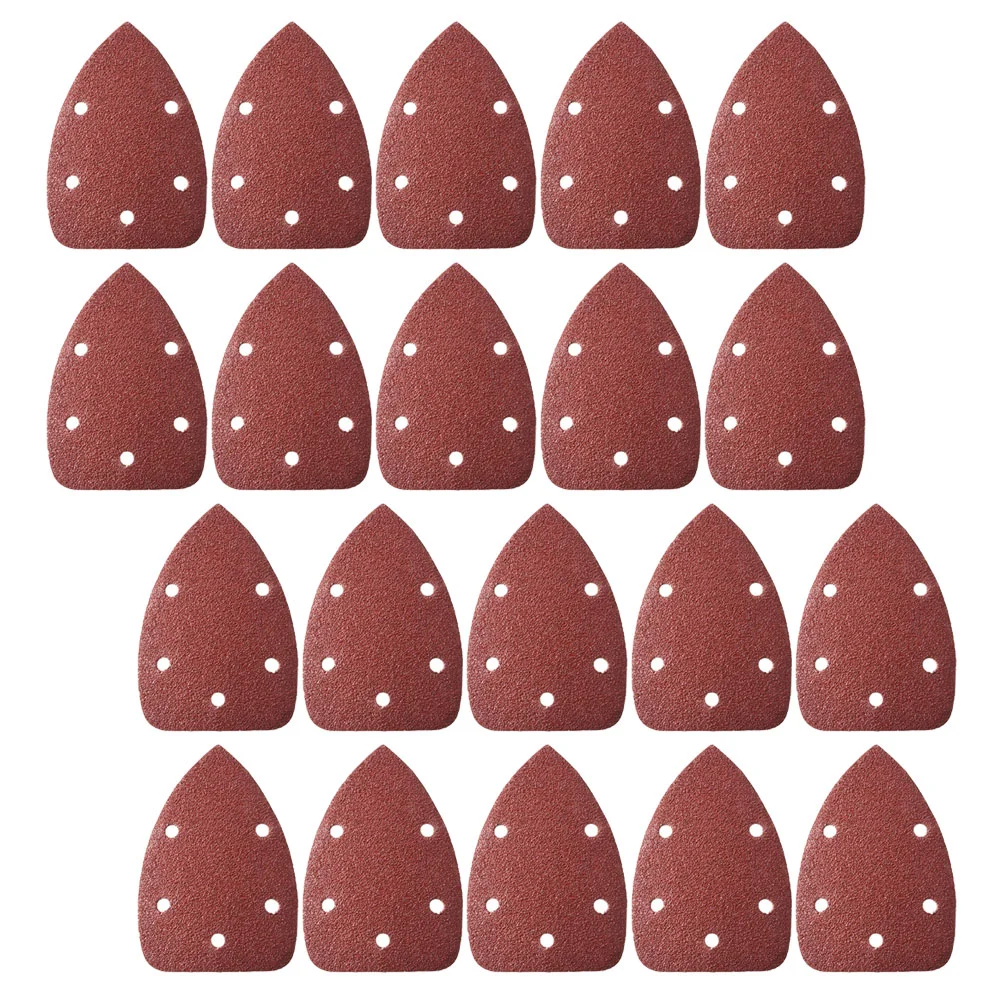 

20 Pcs Triangle Sandpaper for Crafts Drill Attachment Grinder Wood Attachments Electric Sanding Pad Appendix