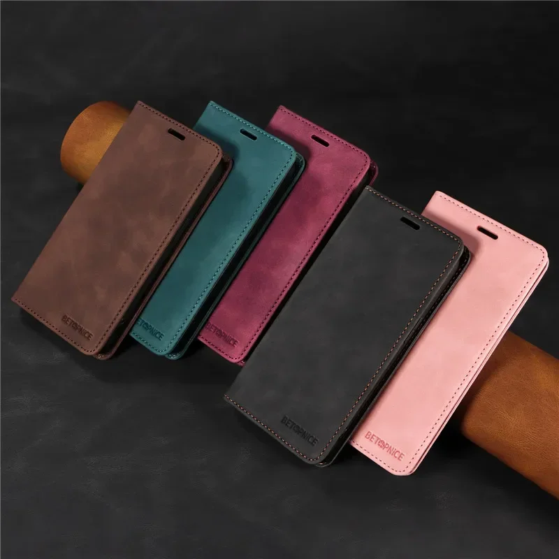 Anti-thef Phone Case For Huawei Honor 200 Pro 90 Smart 70 50 Honor90 Honor200 Lite Wallet Flip Card Holder Coque Leather Cover