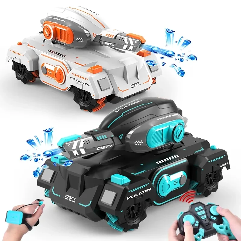 

4WD RC Car Water Bomb Tank Toy Gesture Sensing Remote Control Car Drift RC Tank 30 Degree Rotation Stunt Car Toys For Children