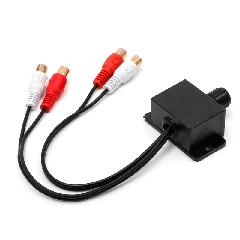 Car  Amplifier Bass RCA Level Remote Volume Control Knob LC1 Universal RCA Level Remote Volume Control Accessories