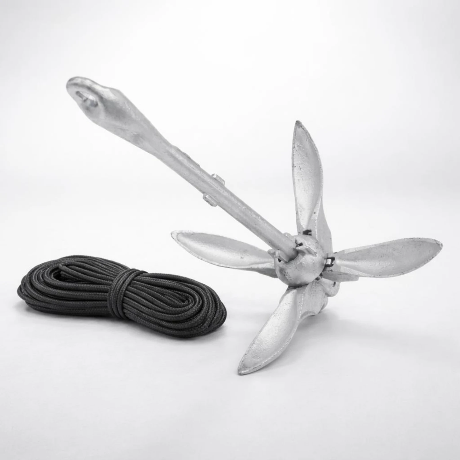 Ancora-dobravel-galvanizada-tipo-a-para-barcos-equipamento-nautico-de-alta-resistencia-para-embarcacoes-compactas