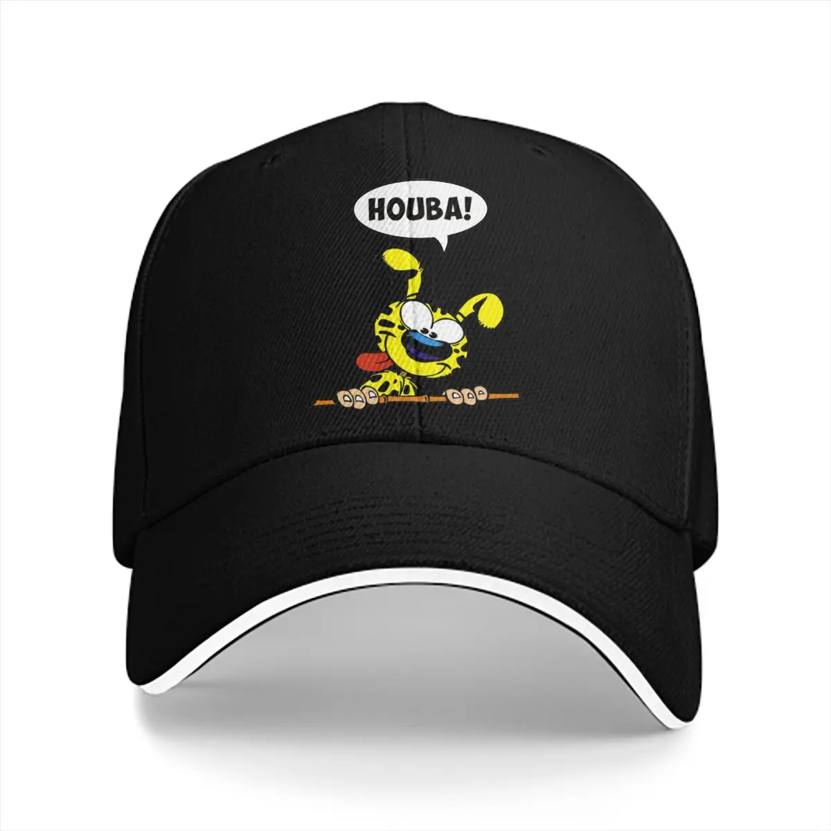 HOUBA Marsupilami Baseball Caps Peaked Cap Gaston Lagaffe Manga Sun Shade Hats for Men Women