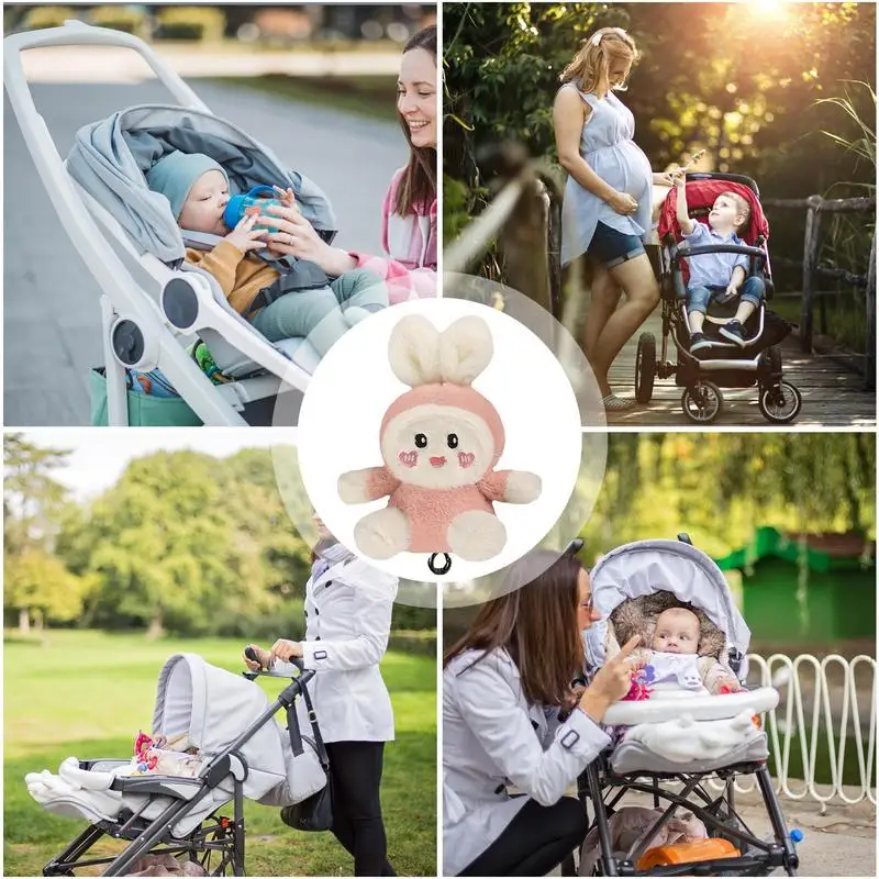 Adjustable Cartoon Stroller Double Hook Plush Toys Accessories Degree Large Hook Umbrella Car Hook And Loop Stroller Hook