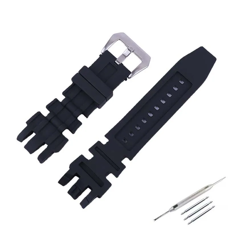 

26mm men's rubber watch strap accessories compatible with Invicta Pro Diver watch band women's silicone sport wristband bracelet