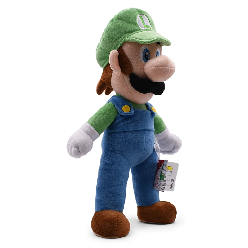 Super Mario Bros. Animal en peluche Luigi, jouet en peluche, jeu de commutation, monde 3D, Odyssey, Wonder Fury, dessin animé, Teddy Butter, 17 pouces