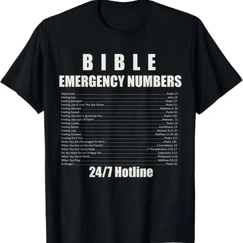 Bible Emergency Numbers T Shirt