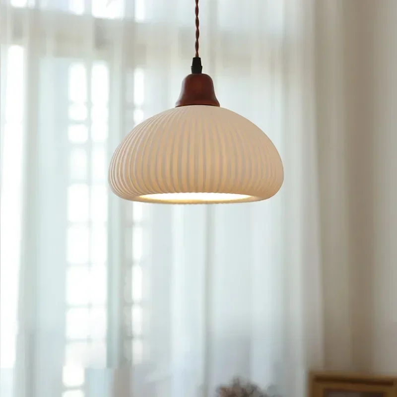 Nordic Modern LED Pendant Lights Fixtures Home Indoor Decor Bedroom Dinning Living Room Light Ceramic Hanging Lamp Hanglamp