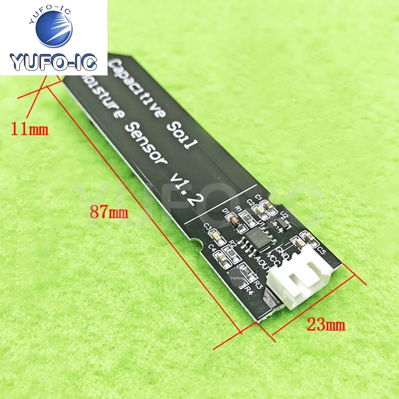 Free Ship 1PCS Capacitive Soil Humidity Sensor Is Not Easy To Corrode Wide Voltage Working Wire