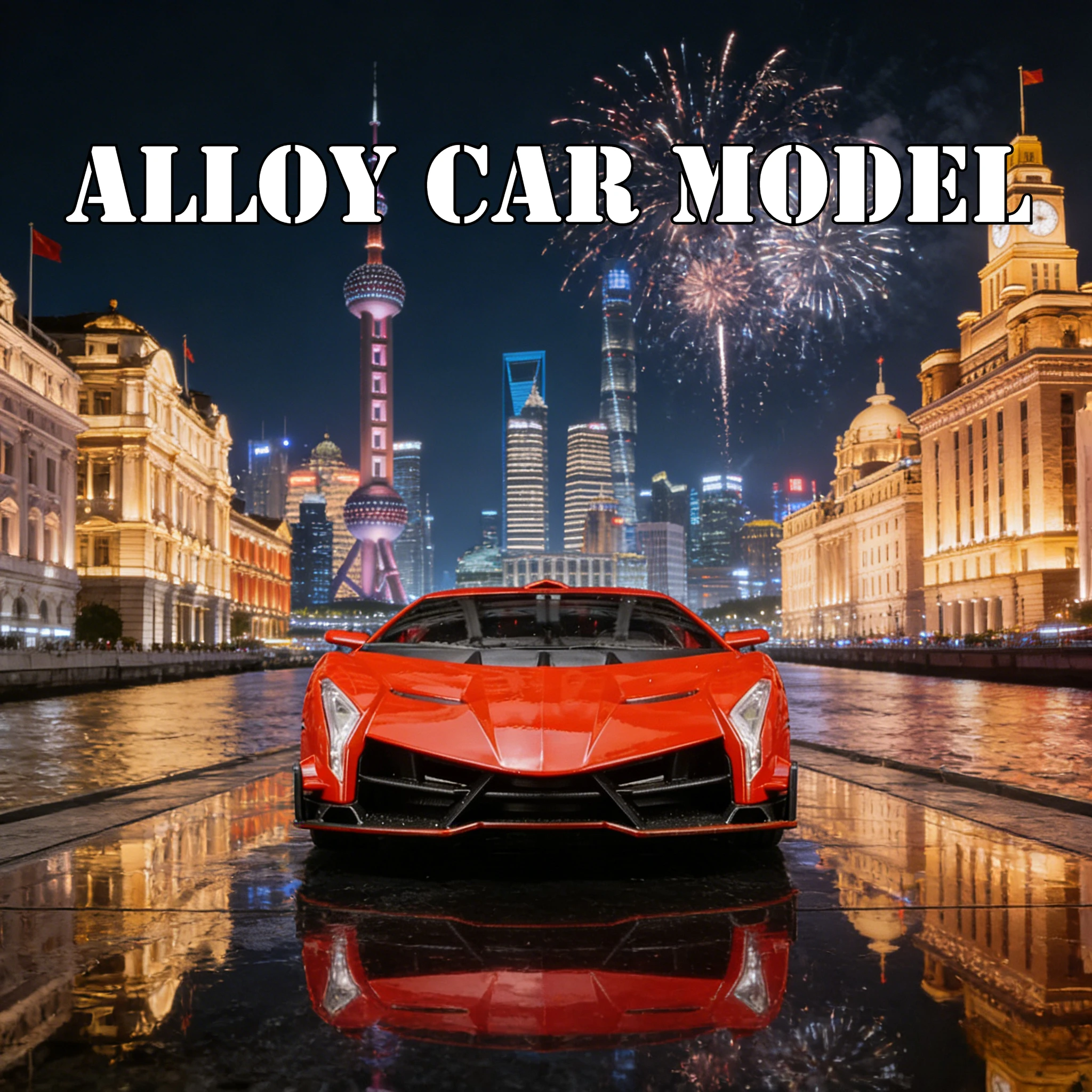 

Для модели суперкара из сплава Lamborghini Veneno 1:24 с дверцами и багажником, которые можно открыть для коллекции подарков для детских игрушек