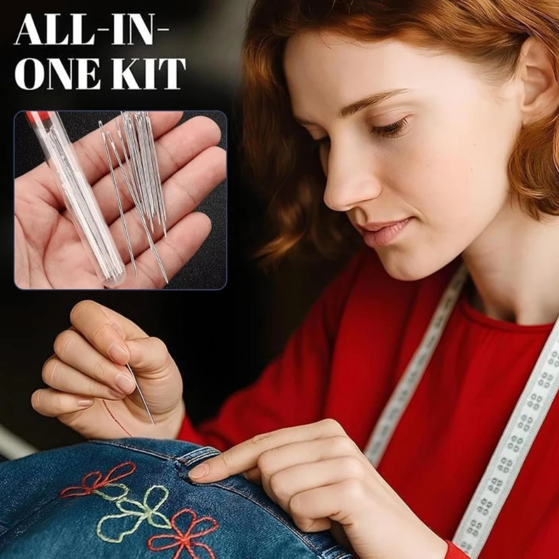 쉬운 스레딩을 위한 재봉 바늘 재봉 자수 및 공예 프로젝트에 적합 재봉 경험 향상 도구 15UB