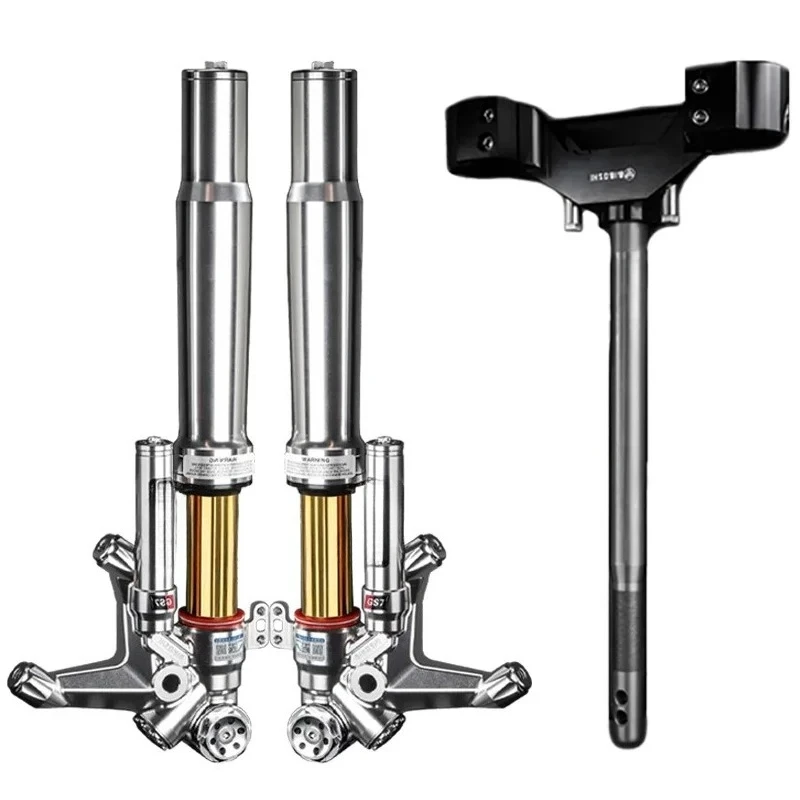 GS7 Front Suspension New Inverted Front Fork with 43Core Installation Hole Distance Model 400mm